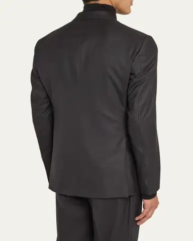 Giorgio Armani Men's Basic Wool Two-Piece Suit | Thumbnail 3 Giorgio Armani Men's Basic Wool Two-Piece Suit | Thumbnail 3