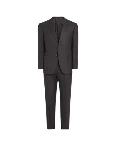 Giorgio Armani Men's Basic Wool Two-Piece Suit | Thumbnail 1 Giorgio Armani Men's Basic Wool Two-Piece Suit | Thumbnail 1