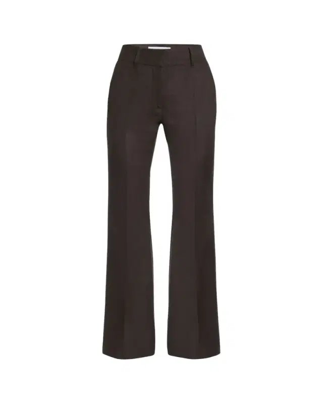 Gabriela Hearst Rhein Flare Leg Wool Pants