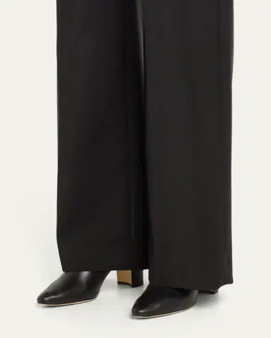 Manolo Blahnik Rosie Leather Zip Booties | Thumbnail 2