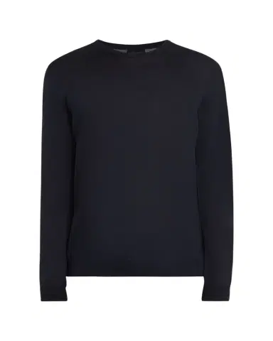 Giorgio Armani Men's Silk-Cotton Crew Sweater | Thumbnail 1 Giorgio Armani Men's Silk-Cotton Crew Sweater | Thumbnail 1
