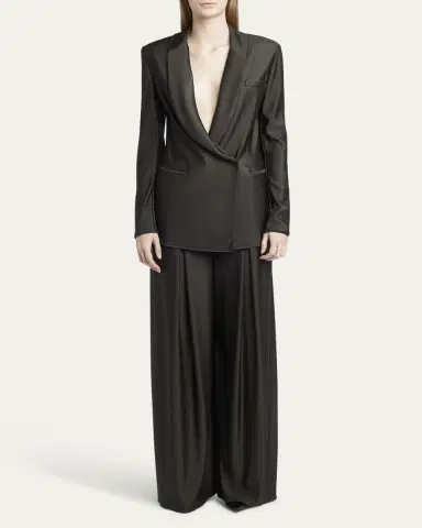 Giorgio Armani Double Jersey Blazer Jacket | Thumbnail 2 Giorgio Armani Double Jersey Blazer Jacket | Thumbnail 2