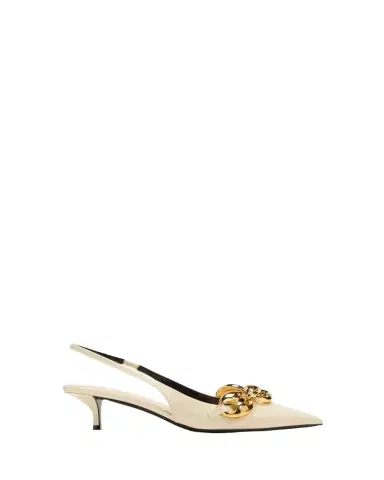 Gucci Marina Patent Chain Slingback Pumps | Thumbnail 1