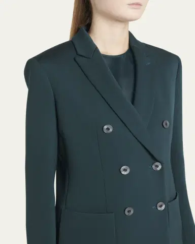 Giorgio Armani Double-Breasted Stretch Wool Blazer Jacket | Thumbnail 5 Giorgio Armani Double-Breasted Stretch Wool Blazer Jacket | Thumbnail 5