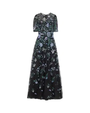 Rickie Freeman for Teri Jon Embroidered A-Line Tulle Gown | Thumbnail 1