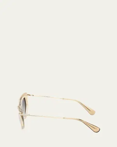 Max Mara Beth Acetate & Metal Cat-Eye Sunglasses | Thumbnail 3 Max Mara Beth Acetate & Metal Cat-Eye Sunglasses | Thumbnail 3