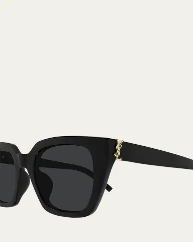Saint Laurent YSL Acetate Cat-Eye Sunglasses | Thumbnail 3