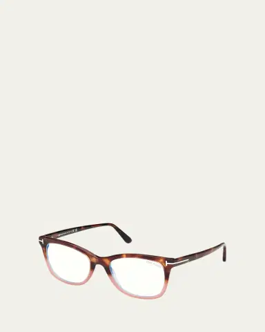 TOM FORD Blue Light Blocking Acetate Square Glasses | Thumbnail 2