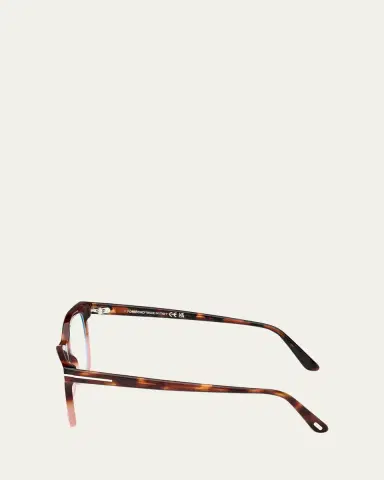 TOM FORD Blue Light Blocking Acetate Square Glasses | Thumbnail 3