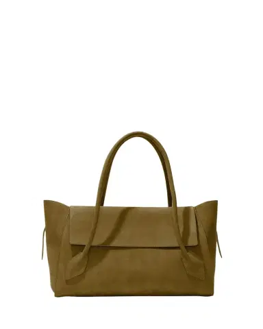 Proenza Schouler Tate East-West Satchel Bag in Nubuck Calfskin | Thumbnail 1 Proenza Schouler Tate East-West Satchel Bag in Nubuck Calfskin | Thumbnail 1