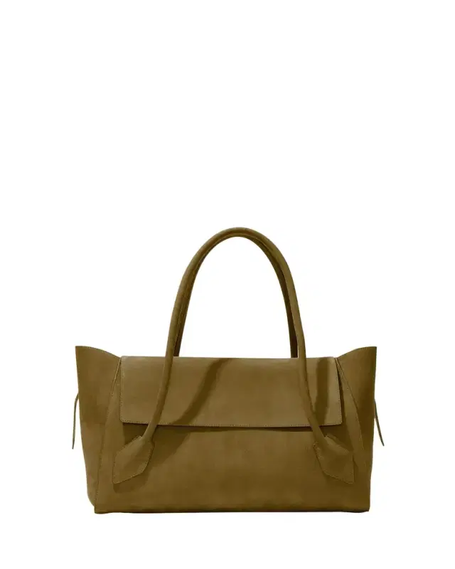 Proenza Schouler Tate East-West Satchel Bag in Nubuck Calfskin