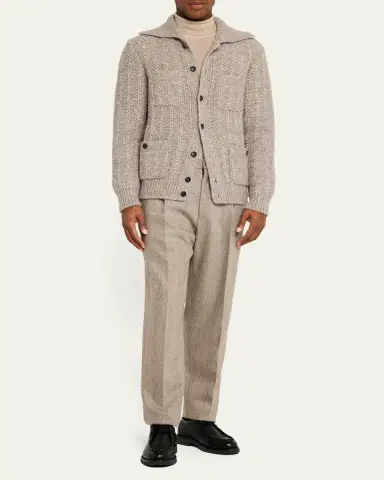 Giorgio Armani Men's 4-Pocket Cardigan Jacket | Thumbnail 2