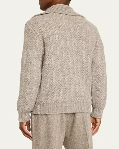 Giorgio Armani Men's 4-Pocket Cardigan Jacket | Thumbnail 3