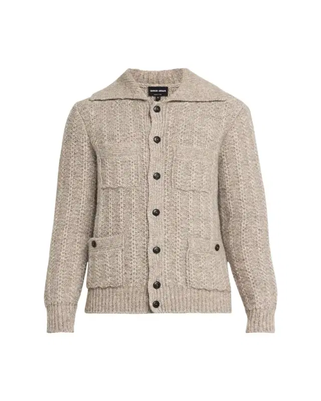 Giorgio Armani Men's 4-Pocket Cardigan Jacket