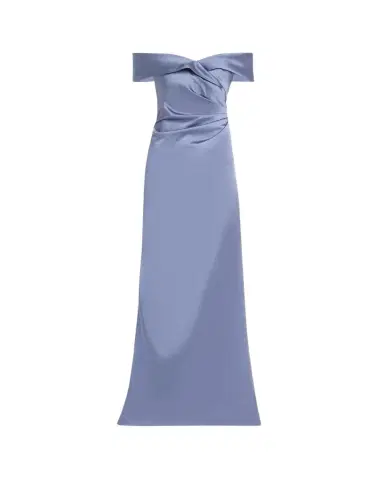 Rickie Freeman for Teri Jon Ruched Off-Shoulder Stretch Gown | Thumbnail 1 Rickie Freeman for Teri Jon Ruched Off-Shoulder Stretch Gown | Thumbnail 1