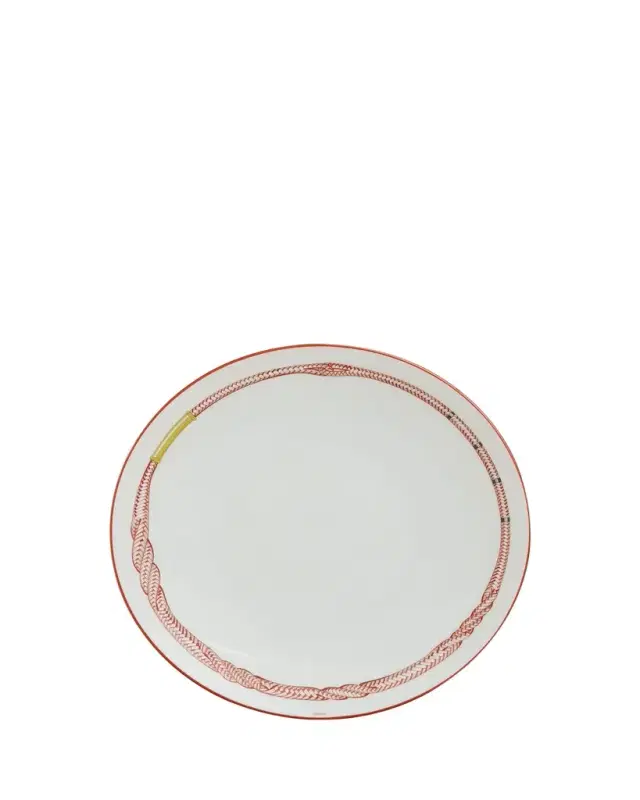 HERMÈS Tressages Equestres Dinner Plate