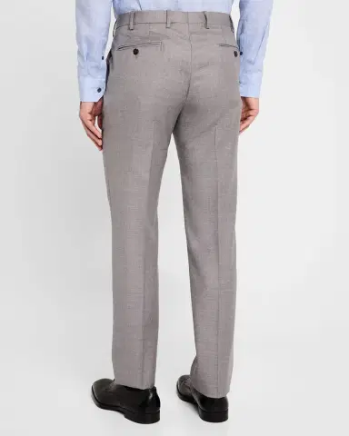 Giorgio Armani Men's Wool Flat-Front Trousers | Thumbnail 2 Giorgio Armani Men's Wool Flat-Front Trousers | Thumbnail 2