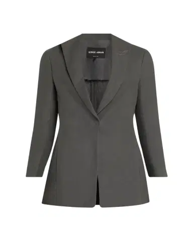 Giorgio Armani Linen Single-Breasted Blazer | Thumbnail 1 Giorgio Armani Linen Single-Breasted Blazer | Thumbnail 1