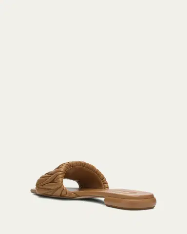 Miu Miu Quilted Leather Flat Slide Style | Thumbnail 3 Miu Miu Quilted Leather Flat Slide Style | Thumbnail 3