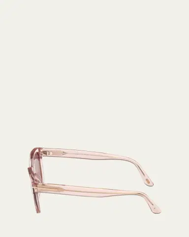 Tom Ford Haylay Acetate Rectangle Sunglasses | Thumbnail 3 Tom Ford Haylay Acetate Rectangle Sunglasses | Thumbnail 3