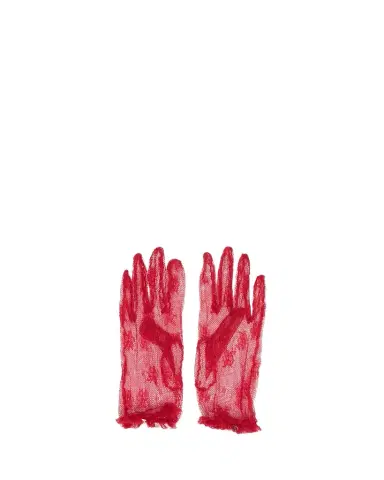Valentino Garavani Floral Lace Nylon Blend Gloves | Thumbnail 1