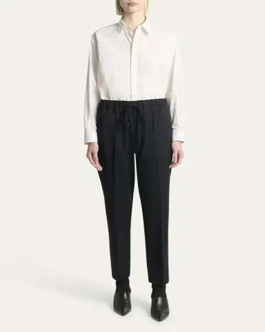 MM6 Maison Margiela Wool Drawstring Pants | Thumbnail 2 MM6 Maison Margiela Wool Drawstring Pants | Thumbnail 2