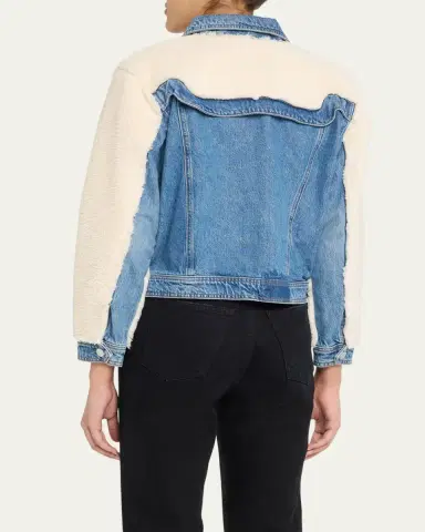 MOTHER The Backbend Combo Denim Jacket | Thumbnail 3 MOTHER The Backbend Combo Denim Jacket | Thumbnail 3