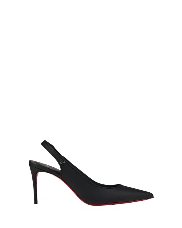 Christian Louboutin 85mm Sporty Kate Leather Slingback Pumps
