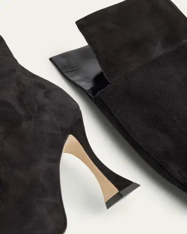 Manolo Blahnik Miralonepla Suede Knee Boots | Thumbnail 3
