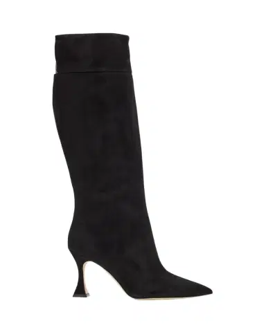 Manolo Blahnik Miralonepla Suede Knee Boots | Thumbnail 1