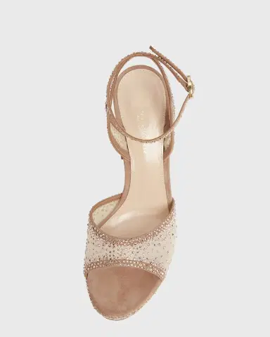 Gianvito Rossi Strass Organza Ankle-Strap Platform Sandals | Thumbnail 3