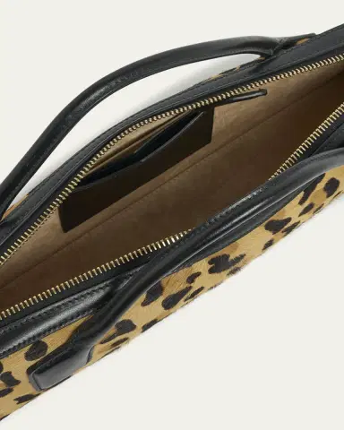 Alaïa Le Teckel Clutch Bag in Leopard Calf Hair | Thumbnail 4 Alaïa Le Teckel Clutch Bag in Leopard Calf Hair | Thumbnail 4