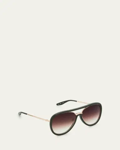 Barton Perreira Fossett Aviator Sunglasses | Thumbnail 5