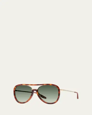 Barton Perreira Fossett Aviator Sunglasses | Thumbnail 8