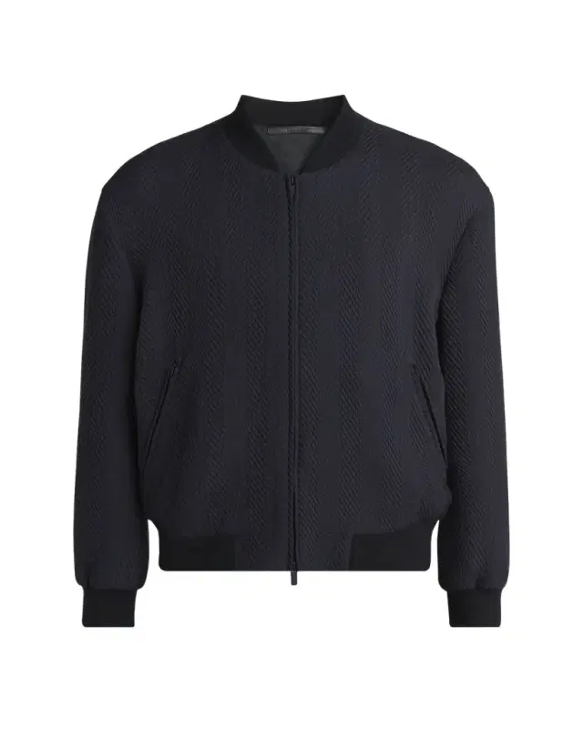 Giorgio Armani Men's Raised Chevron Bomber Jacket