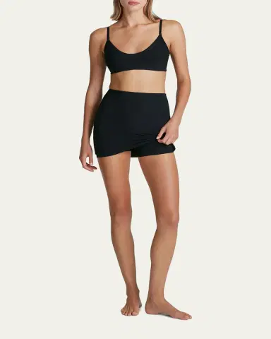 Commando Classic Microfiber Mini Half Slip W/ Shorts | Thumbnail 2