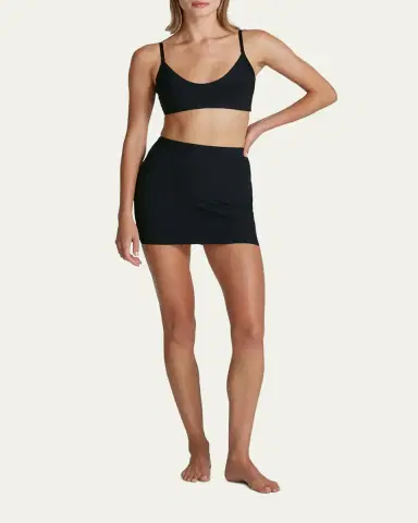 Commando Classic Microfiber Mini Half Slip W/ Shorts | Thumbnail 4