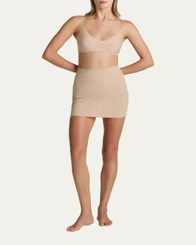 Commando Classic Microfiber Mini Half Slip W/ Shorts | Thumbnail 5