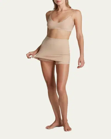 Commando Classic Microfiber Mini Half Slip W/ Shorts | Thumbnail 7