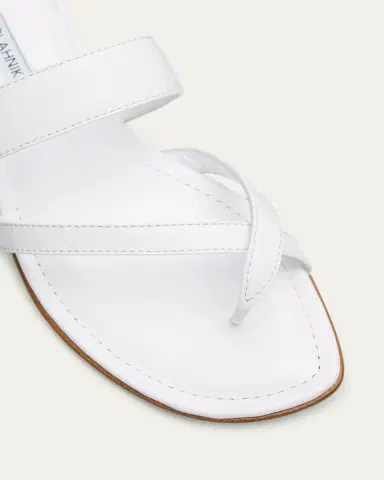 Manolo Blahnik Susa Flat Leather Sandals | Thumbnail 3 Manolo Blahnik Susa Flat Leather Sandals | Thumbnail 3