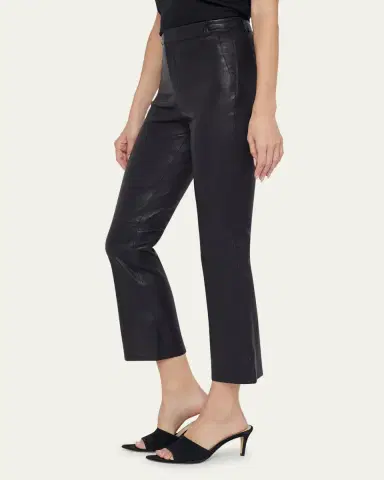 L'Agence Ketra Baby Bootcut Leather Trousers | Thumbnail 4 L'Agence Ketra Baby Bootcut Leather Trousers | Thumbnail 4
