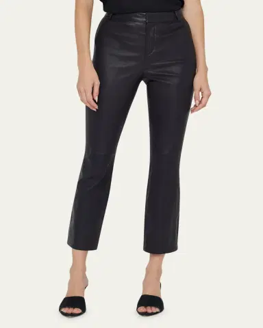 L'Agence Ketra Baby Bootcut Leather Trousers | Thumbnail 5 L'Agence Ketra Baby Bootcut Leather Trousers | Thumbnail 5