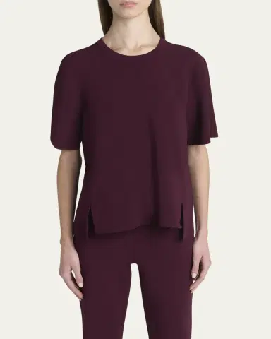Stella McCartney Short-Sleeve Compact Knit Top | Thumbnail 4