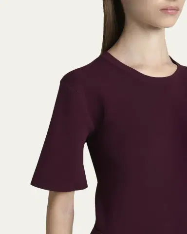 Stella McCartney Short-Sleeve Compact Knit Top | Thumbnail 5