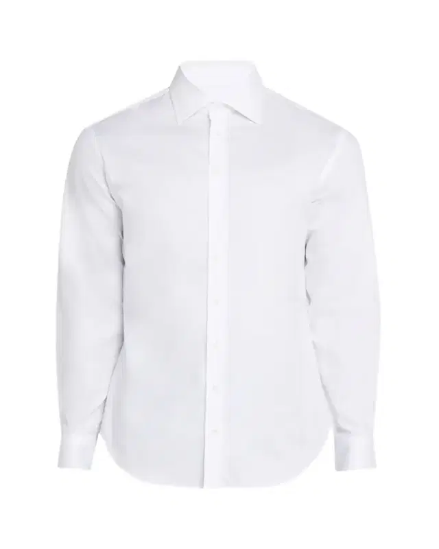 Giorgio Armani Men's Cotton Tonal Dot Dress Shirt