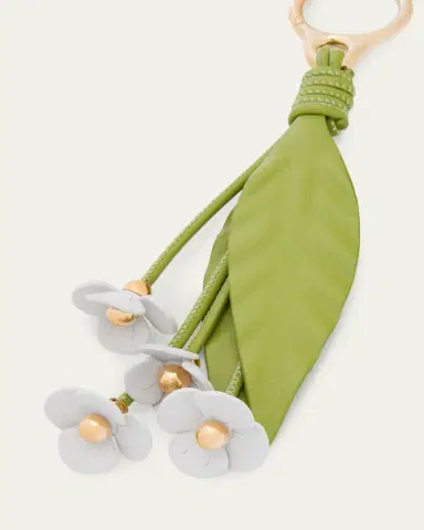 Loewe x Paula's Ibiza Strawberry Flower Bag Charm in Calfskin Leather | Thumbnail 2