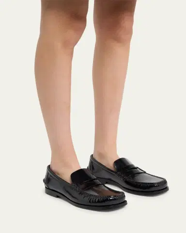 Bottega Veneta Soft Leather Penny Loafers | Thumbnail 2 Bottega Veneta Soft Leather Penny Loafers | Thumbnail 2