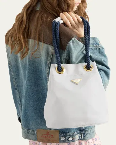 Prada Mariner Re Nylon Small Bucket Bag | Thumbnail 2