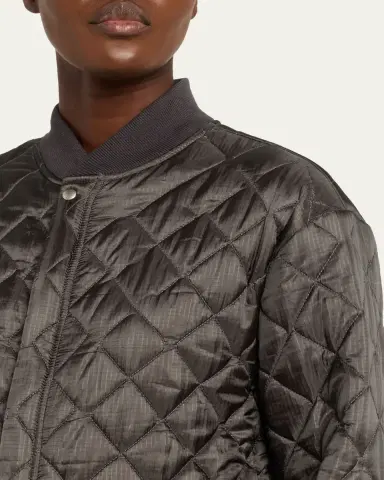 Maison Margiela Quilted Sweat Bomber Jacket | Thumbnail 5 Maison Margiela Quilted Sweat Bomber Jacket | Thumbnail 5