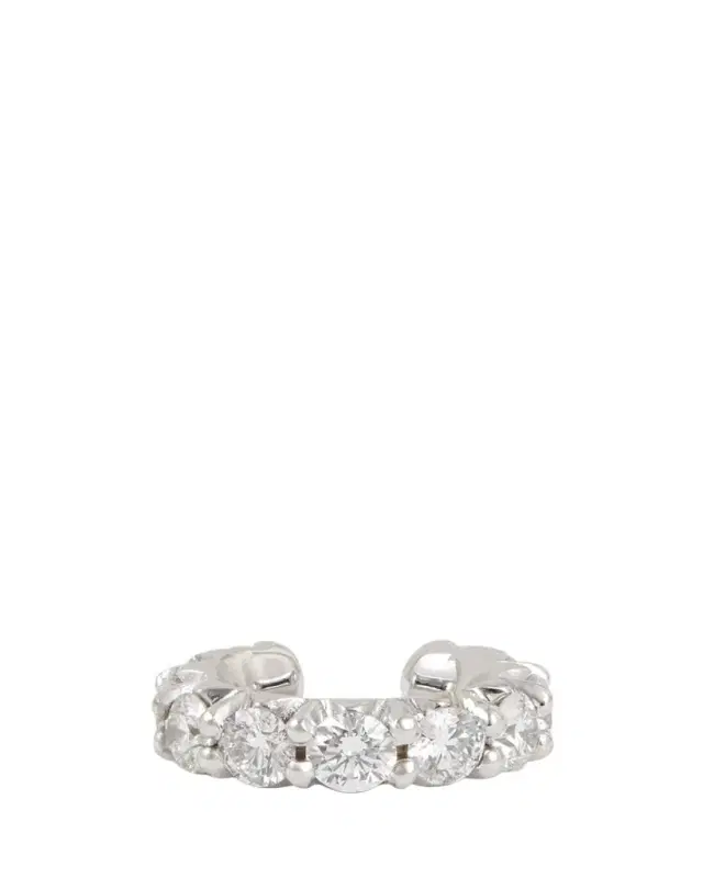 Jamie Wolf 18K White Gold Diamond Ear Cuff, Single
